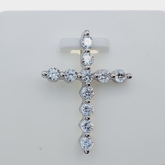 "#925 Sterling Silver Cubic Zircon Pendant for Women/Girls, US925P1101 - Picture 6 of 7